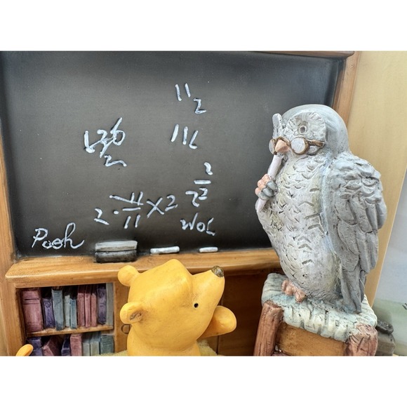 New! Disney Winnie the Pooh Michel & Co Triple Frame-School Scene - Picture 7 of 16